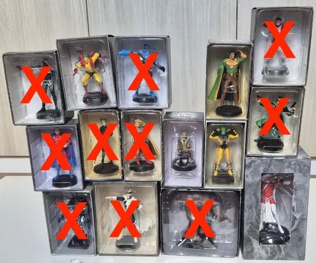 Miniaturas Eaglemoss Marvel e DC
