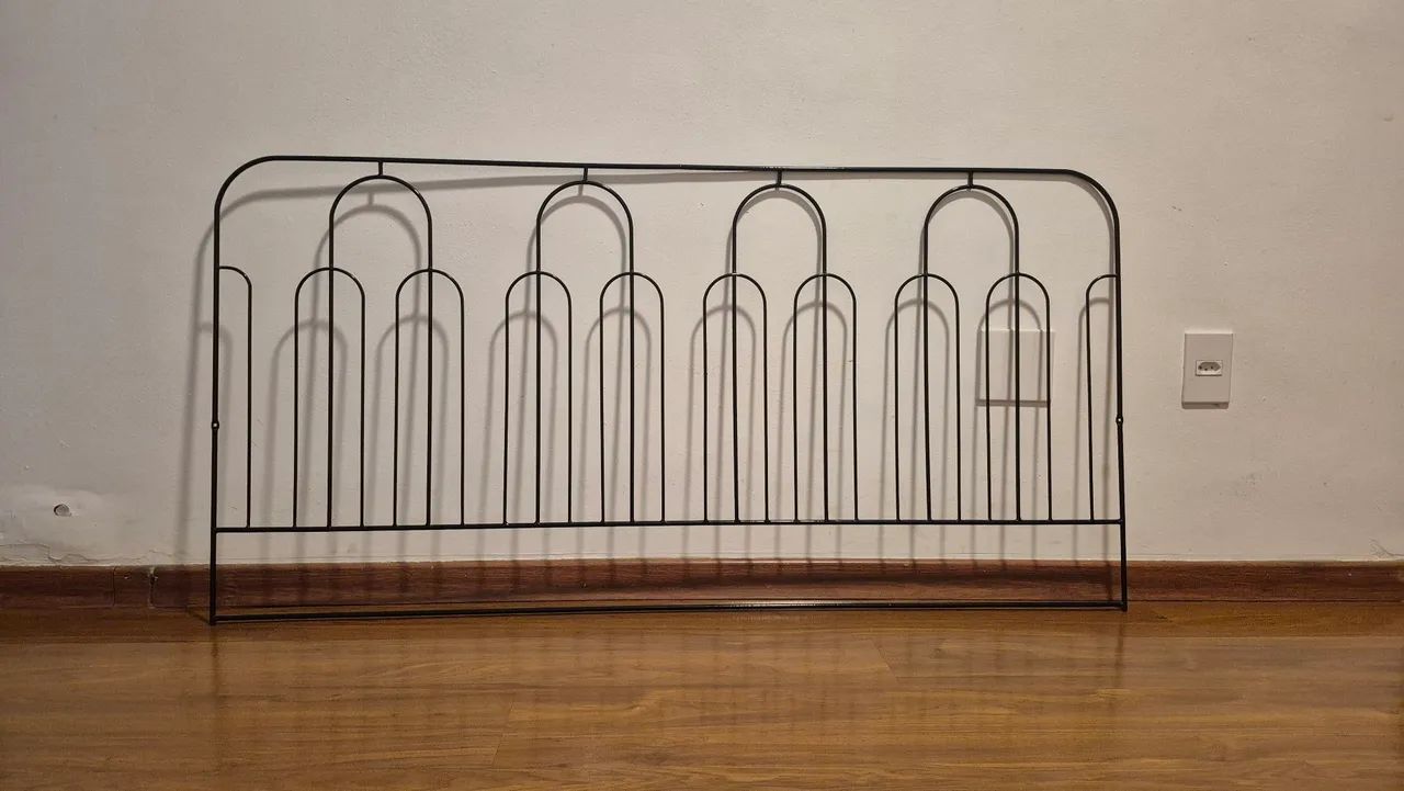 Cabeceira de ferro para cama de casal
