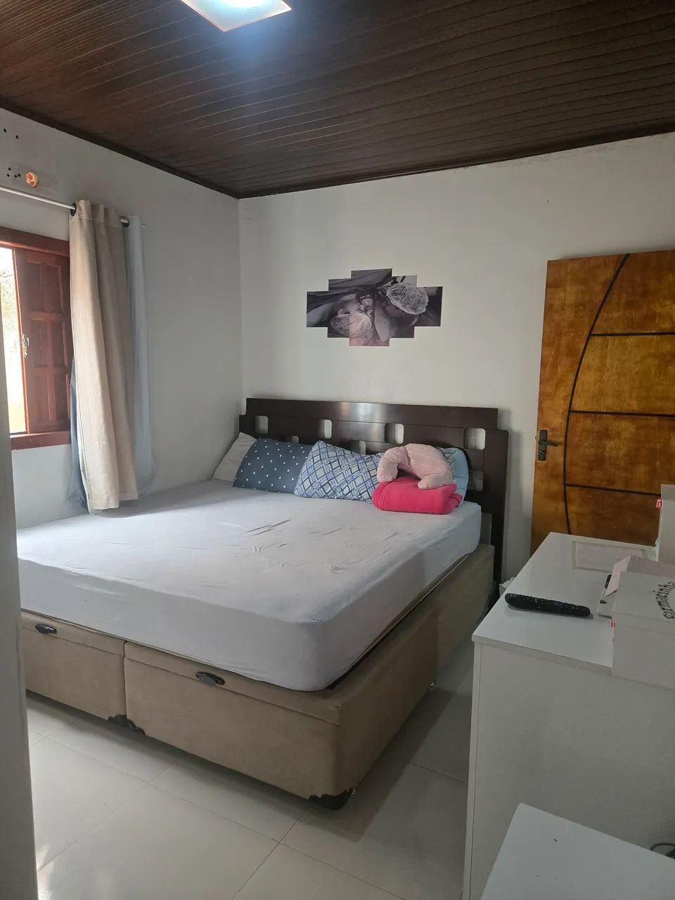 Vende cama-baú super king