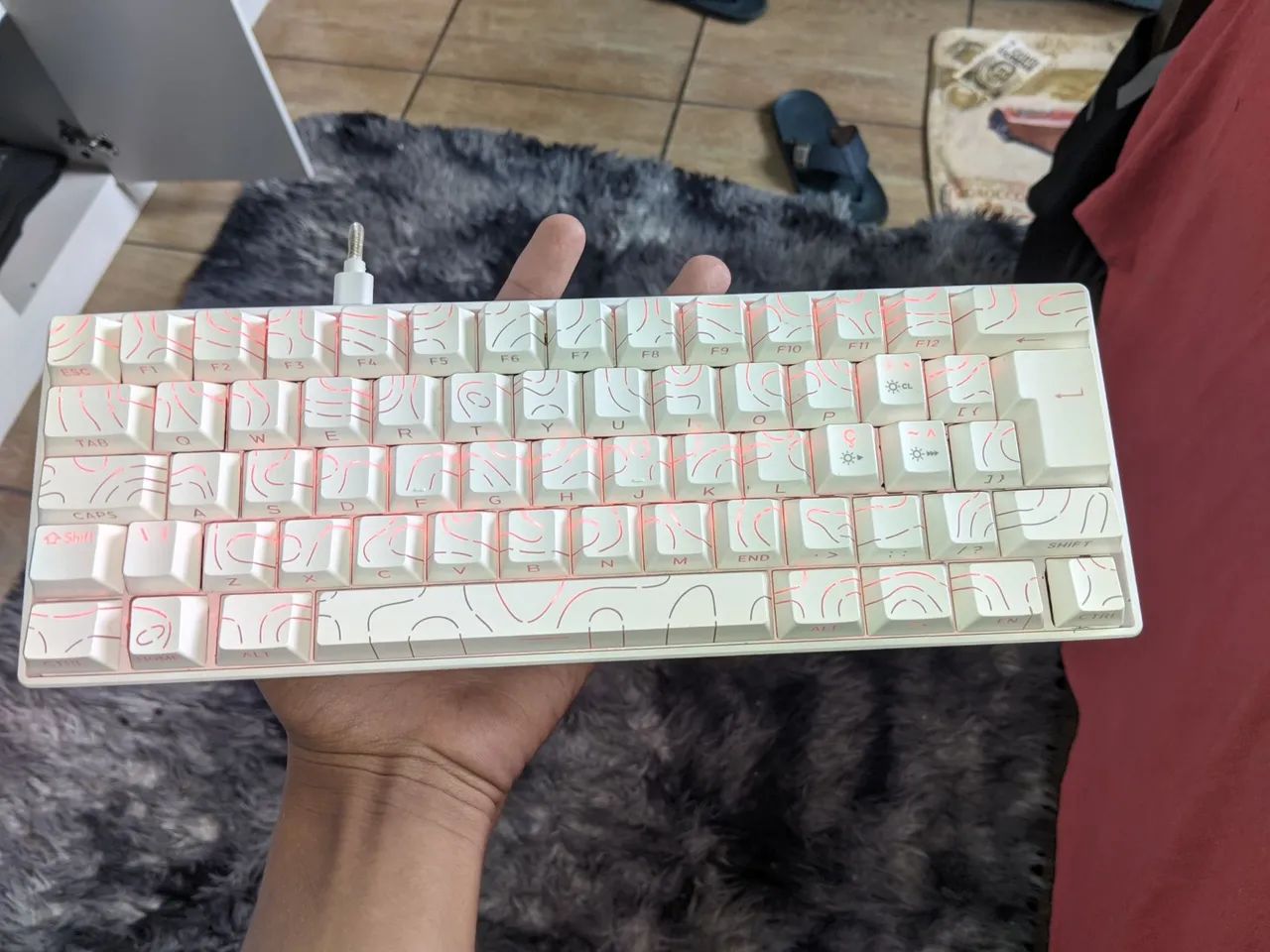 Teclado Gamer Switch Vermelho  - Foto 3