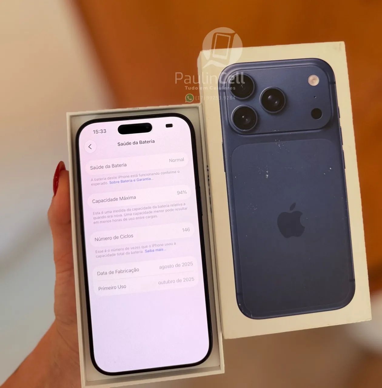 IPhone 17 Pro 256GB azul completo  - Foto 4