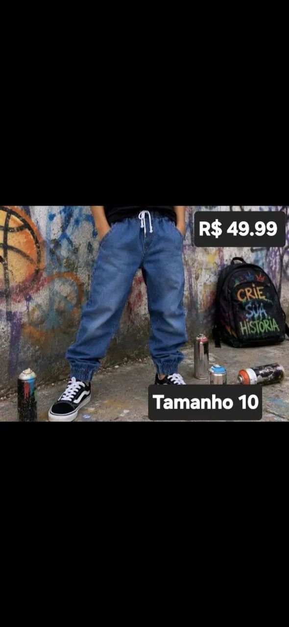CALÇA JEANS 10 anos
