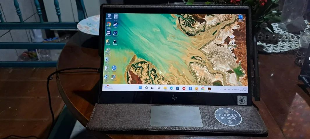 HP Spectre Folio 13 Couro | i7 16GB 512GB SSD | Touch 2 em 1 - Foto 2