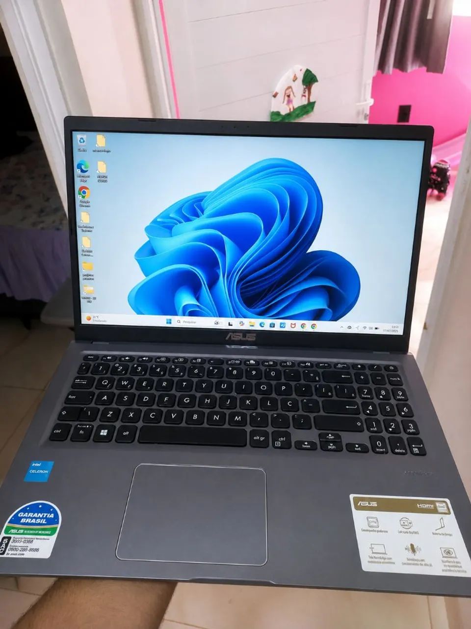 Notebook ASUS Completo com Carregador Original | R$ 1.200 | Aceito Trocas