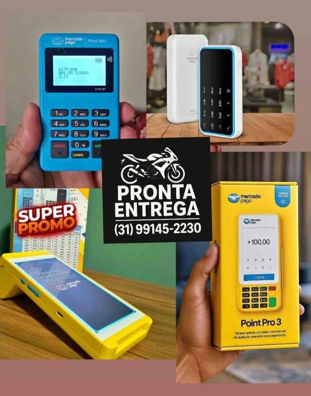 Maquininha de cartão mercado pago/ livre
