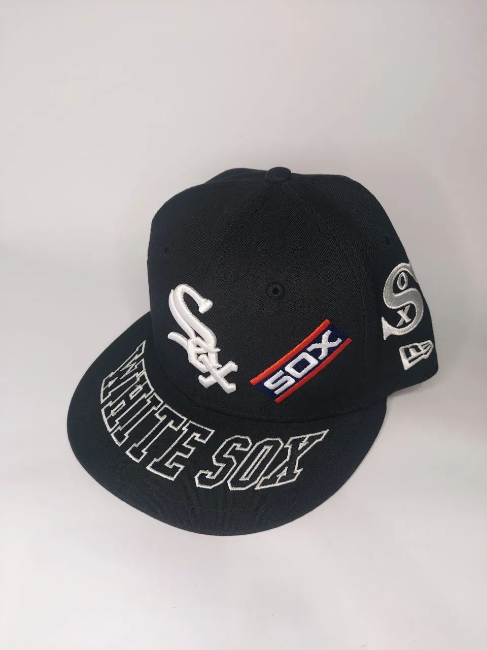 Boné Chicago white Sox preto - New Era - 59fifty - Baseball - Mlb - Foto 3
