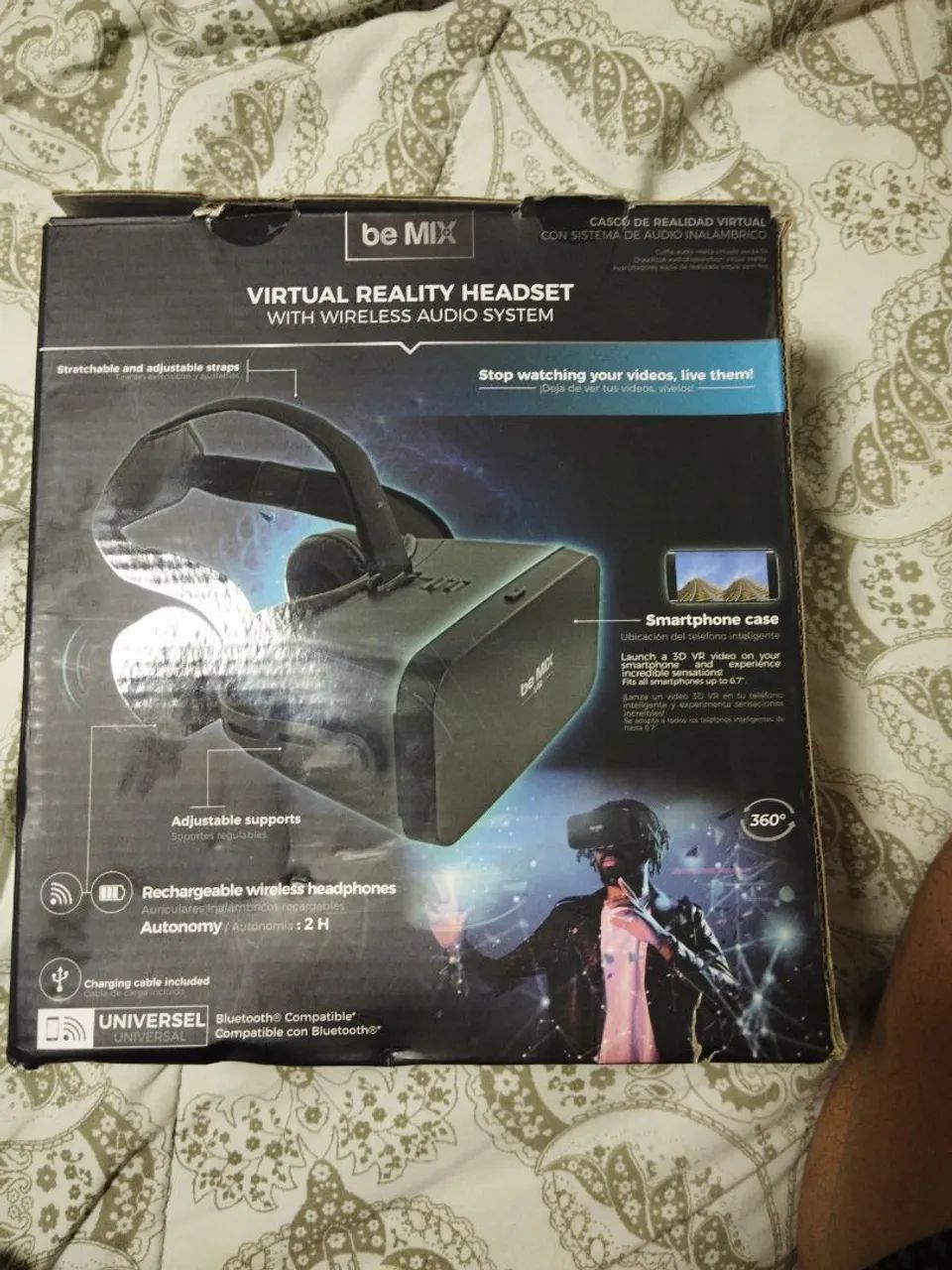 Óculos de realidade virtual para smartphone 