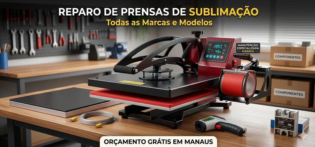 Manutenção de Prensas de Sublimação