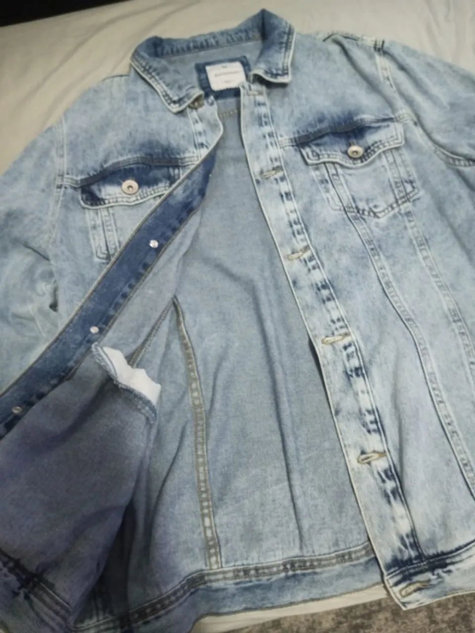 Jaqueta Jeans Estonada - Foto 3