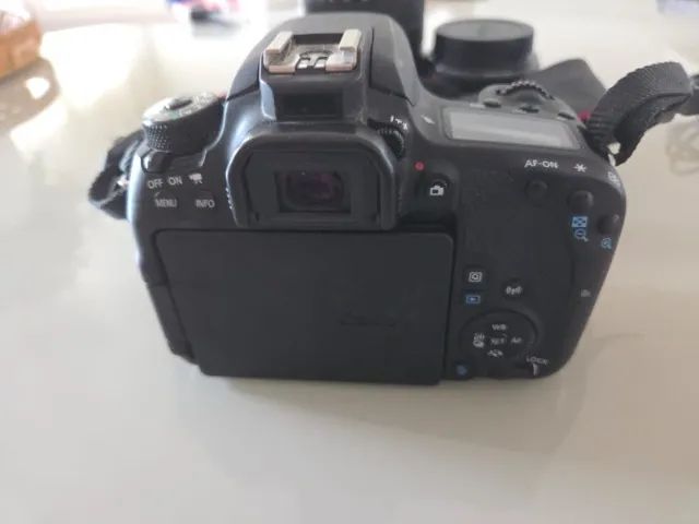 Kit Câmera Profissional Canon EOS 77D + Lentes + Microfone - Foto 3