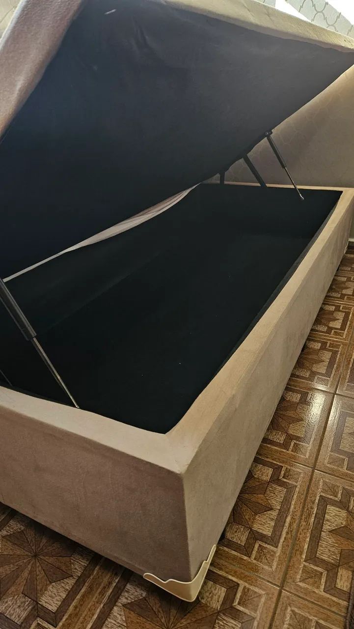 Cama Box Baú Solteiro com Pillow Top + Colchao  - Foto 4