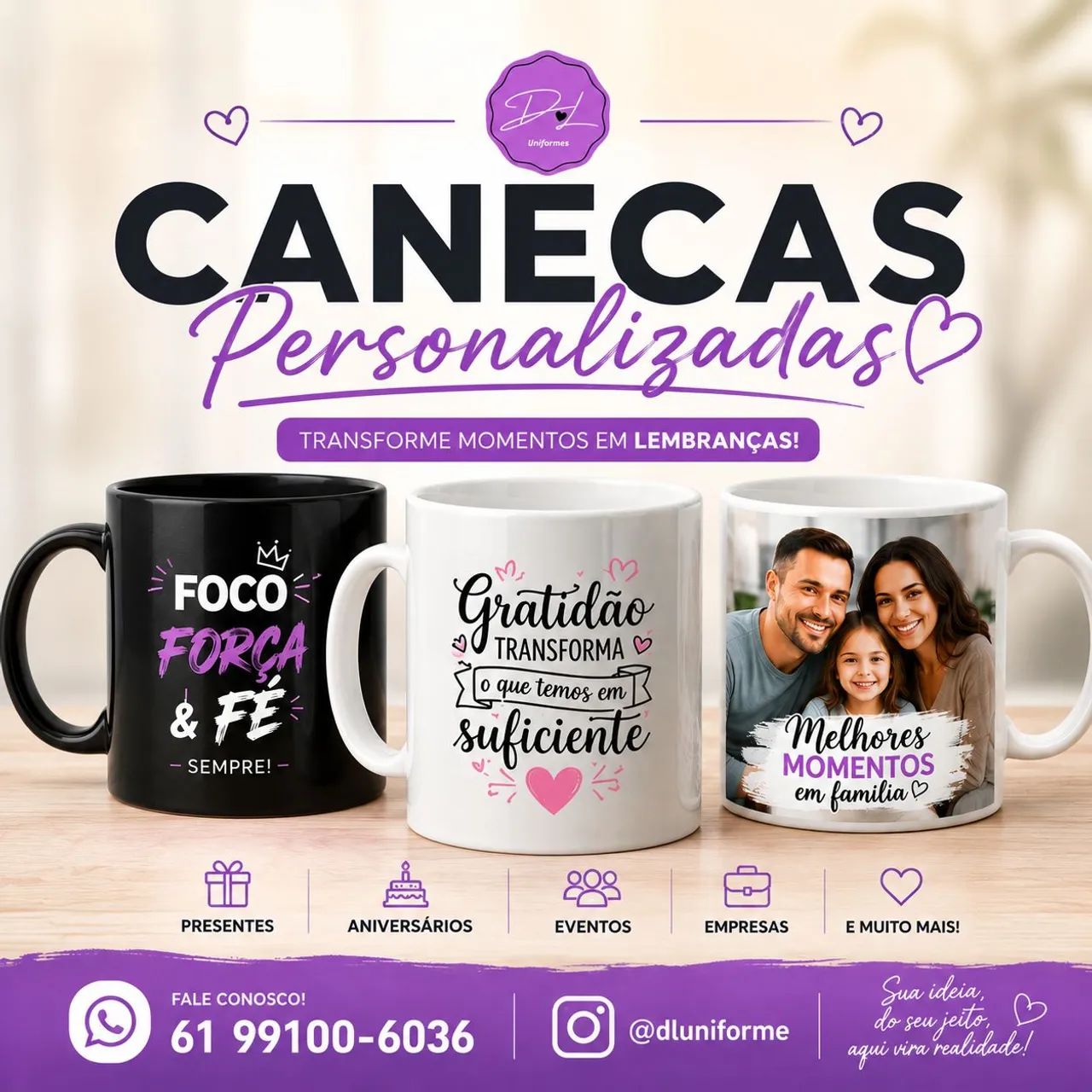 Canecas Personalizadas - evento- religioso- presente - brinde - corporativo