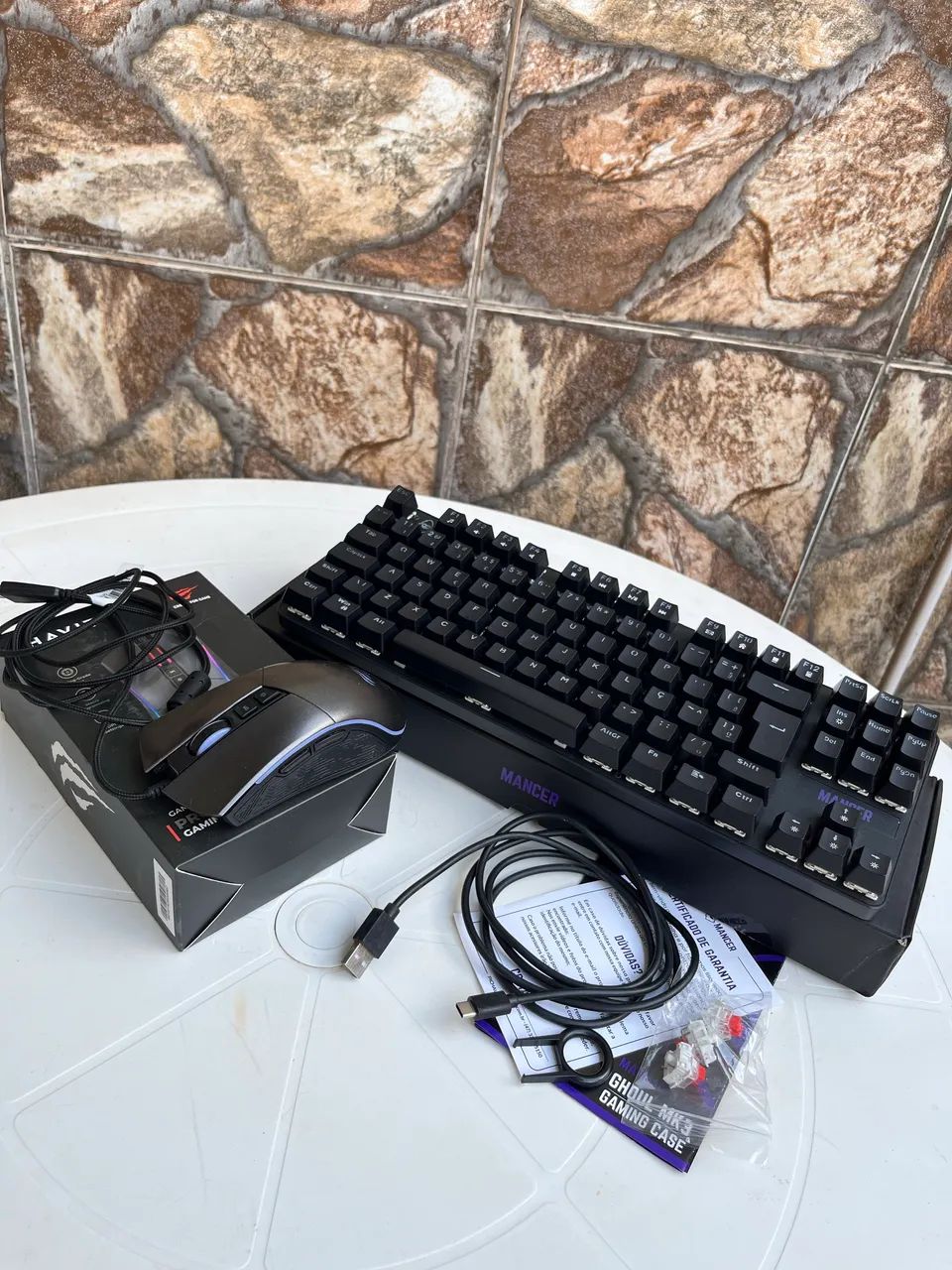 Kit Mouse e Teclado Gamer *Ler Descrição* - Foto 3