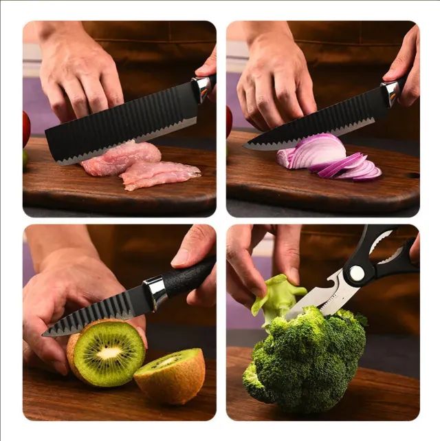 Kit 6 Peças Facas Antiaderente (PAGAMENTO SÓ APÓS ENTREGA) - Foto 4