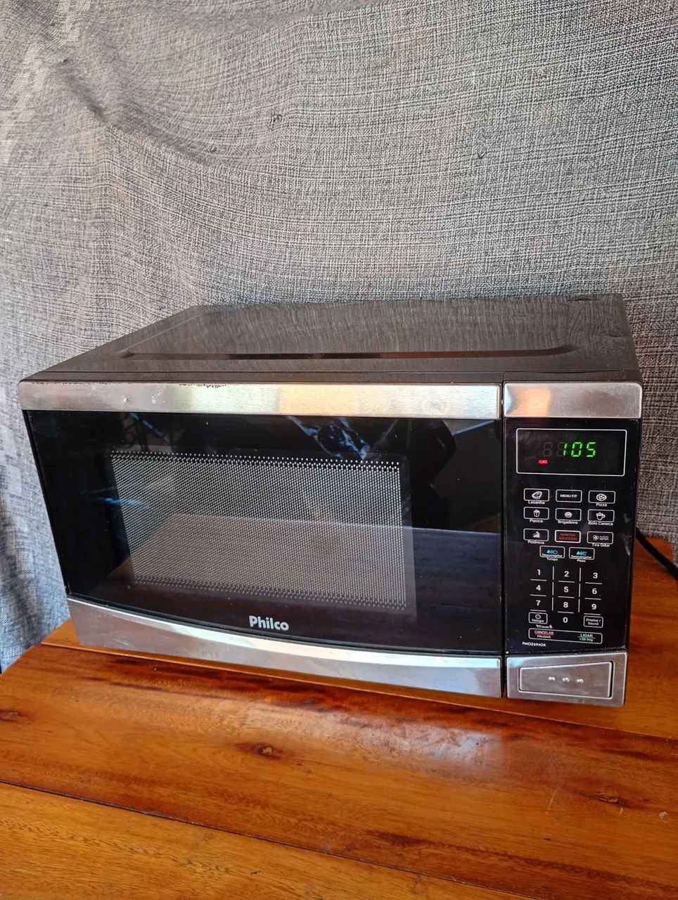 Microondas com Inox 