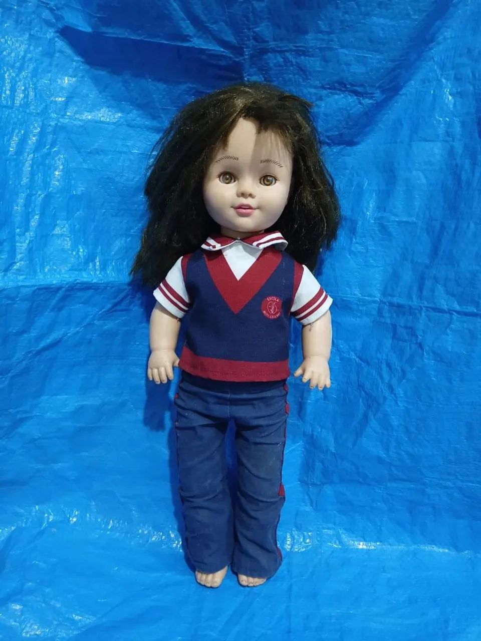 BONECA ESTUDANDO 50 CM