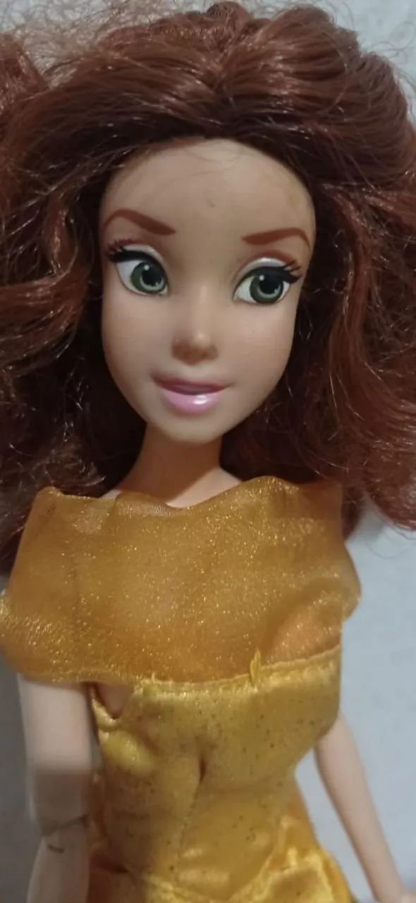 Boneca A Bela e a Fera articulada roupa original Disney  - Foto 3