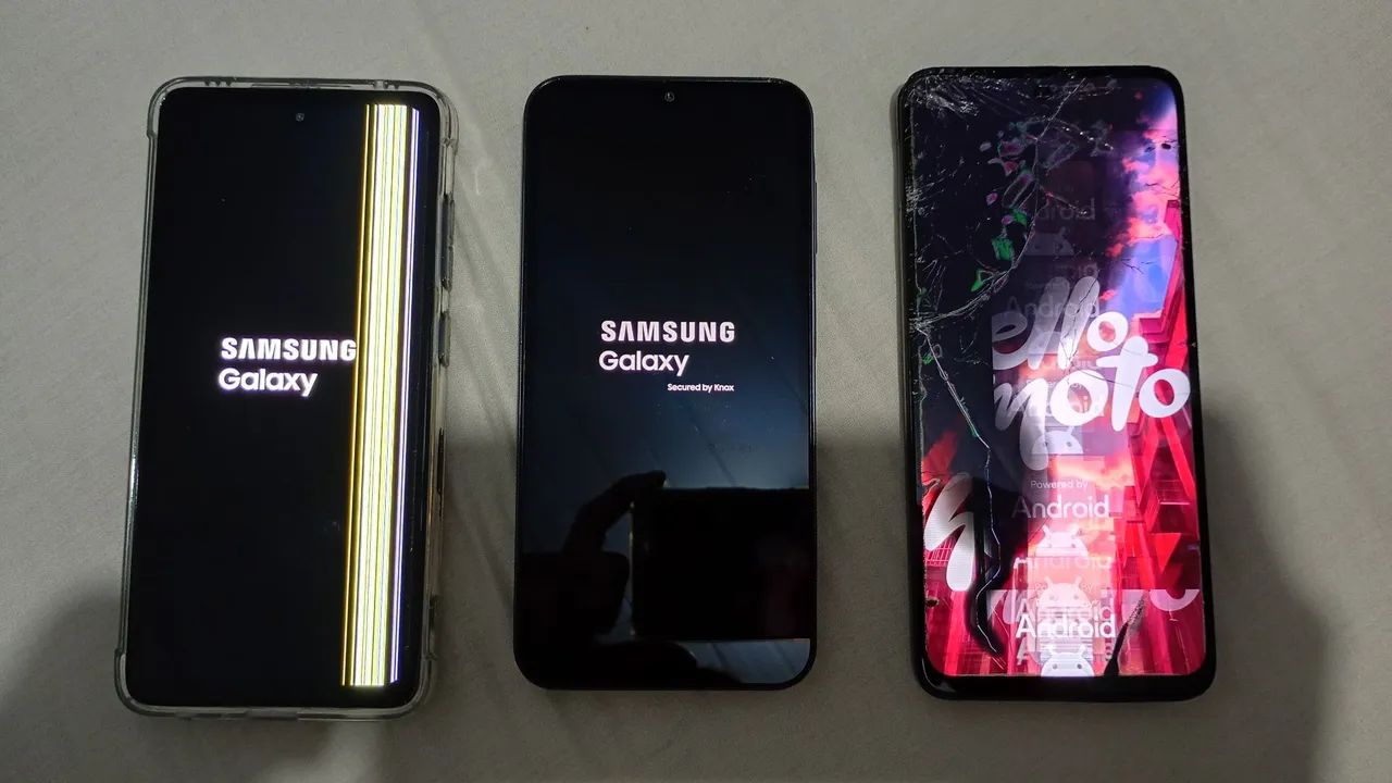 Celulares avariados