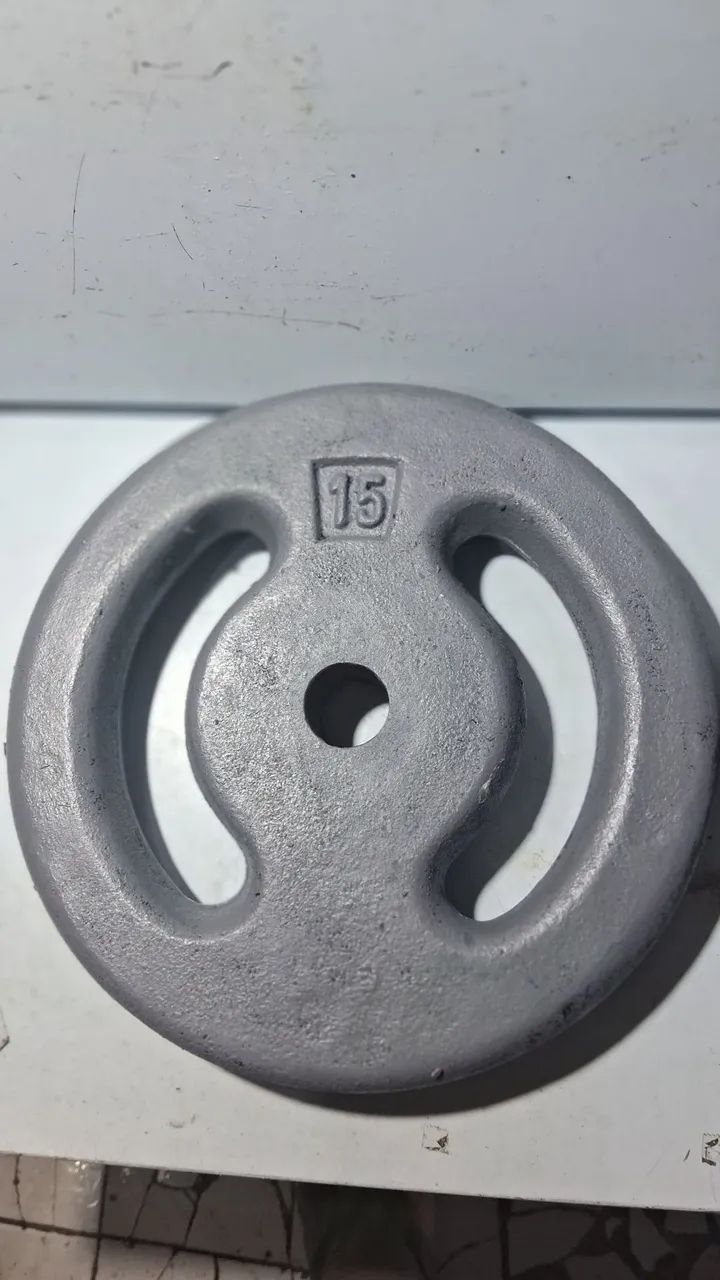 Vende_se 2 anilhas de 15kg cada - Foto 2