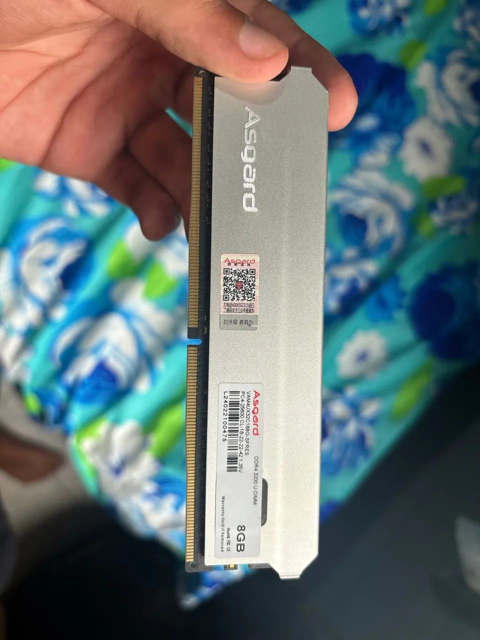 Memoria ram asgard 8gb 3200mhz
