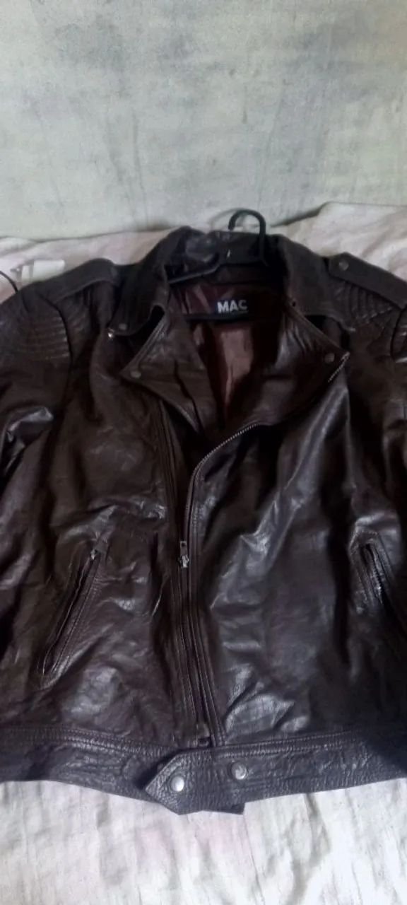 Jaqueta Biker Couro Legítimo  - Foto 4