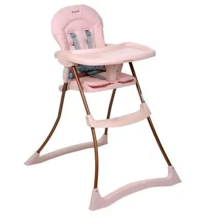 Cadeira de alimentação bebê burigotto rosa