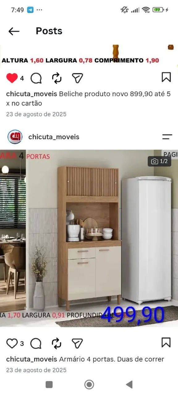 Armário produto novo promoção 