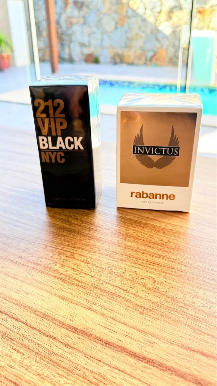 Perfume 212 black e Invictus