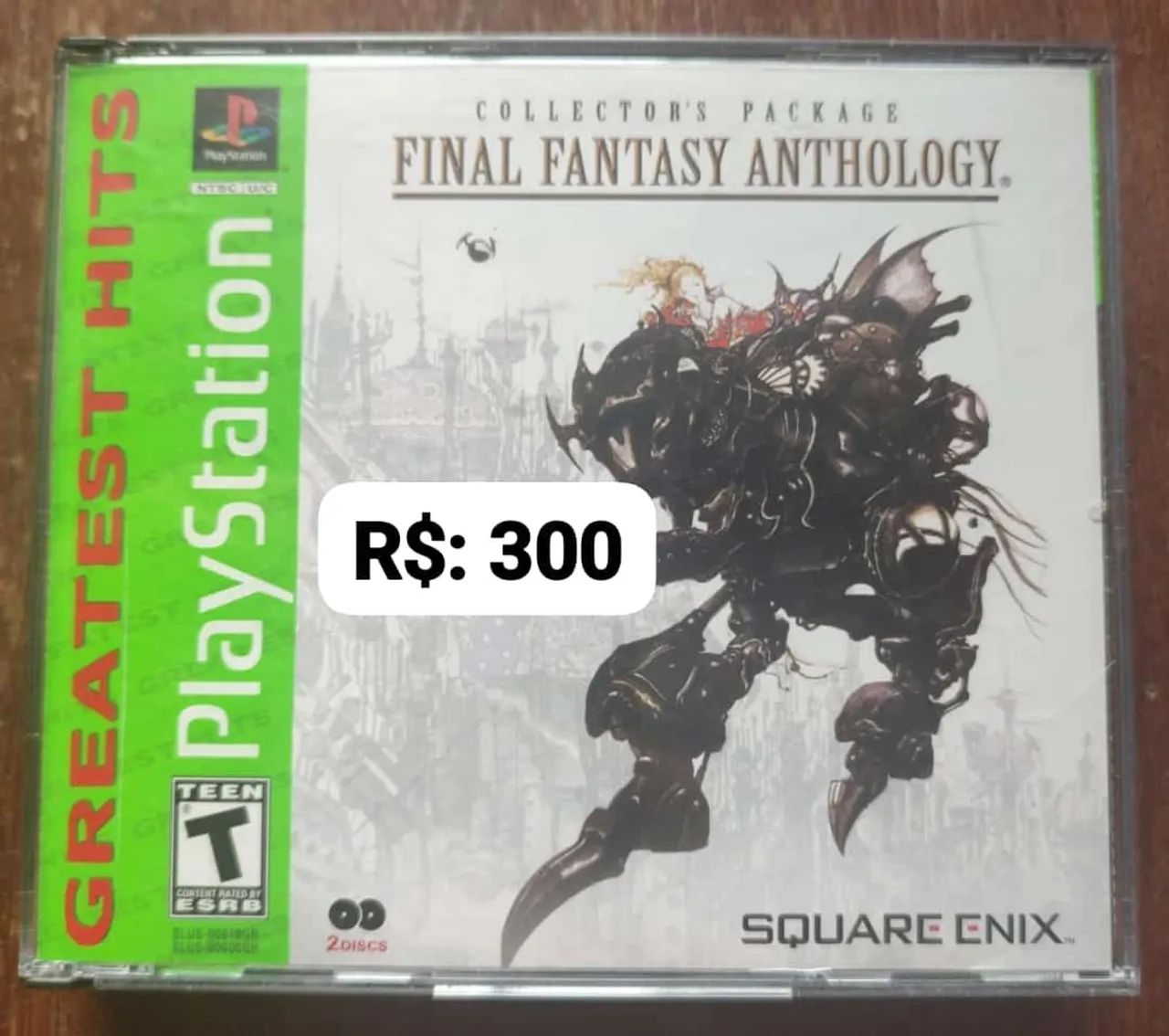Final Fantasy Anthology = R$: 300