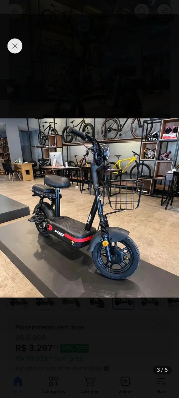 Bicicleta elétrica  - Foto 3