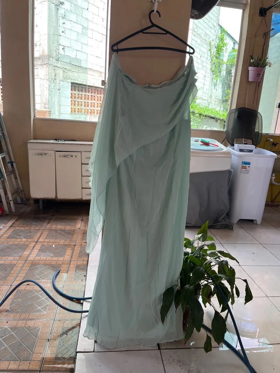 Vestido verde claro  - Foto 2