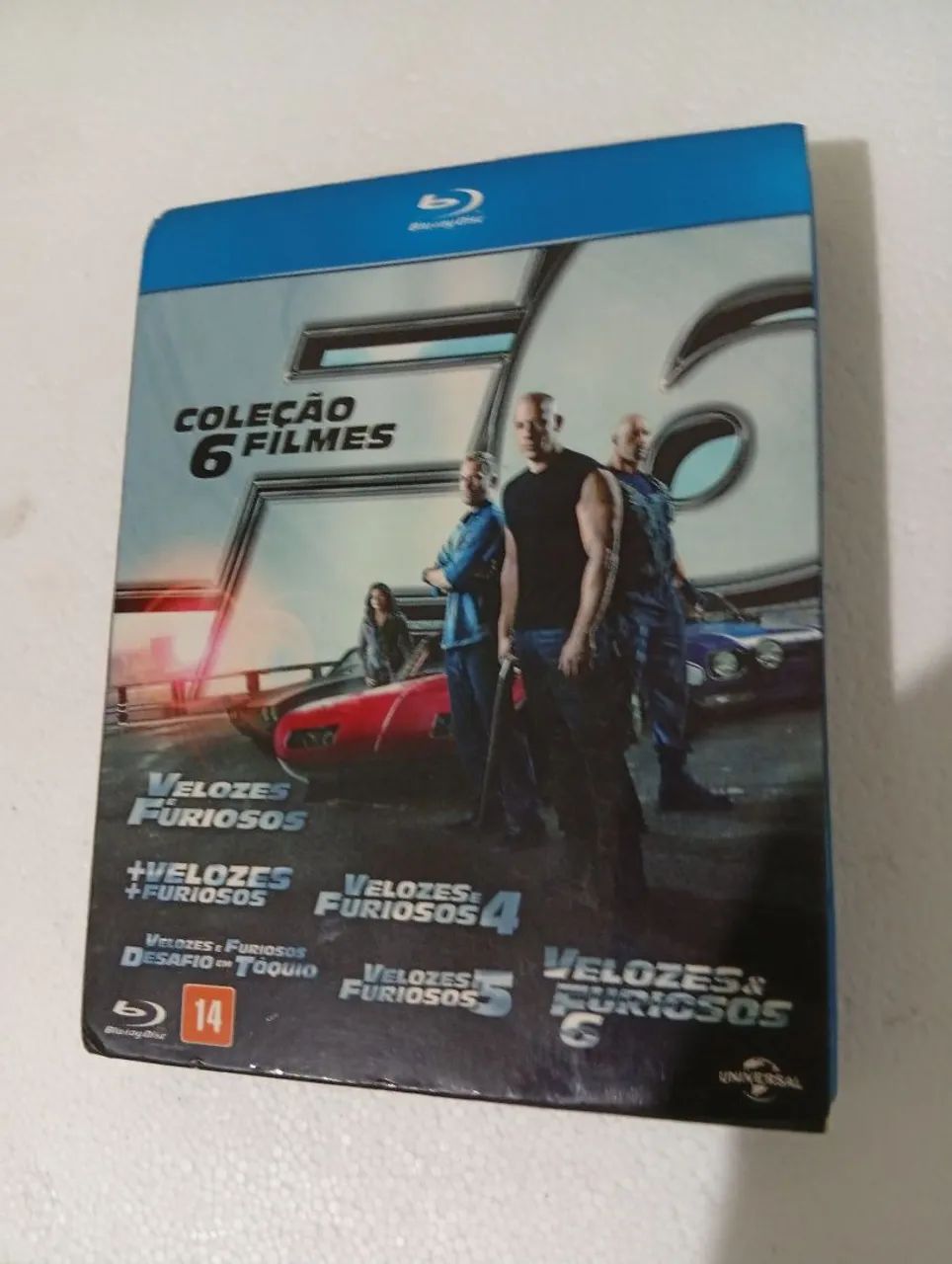 Velozes e furiosos box 6 dvd blu-ray 