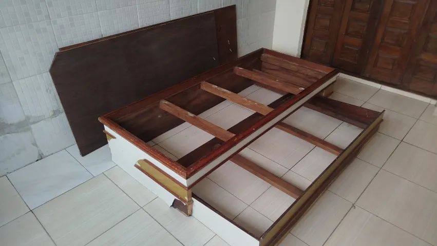 Cama Solteiro Madeira Maciça Bi cama - Foto 5