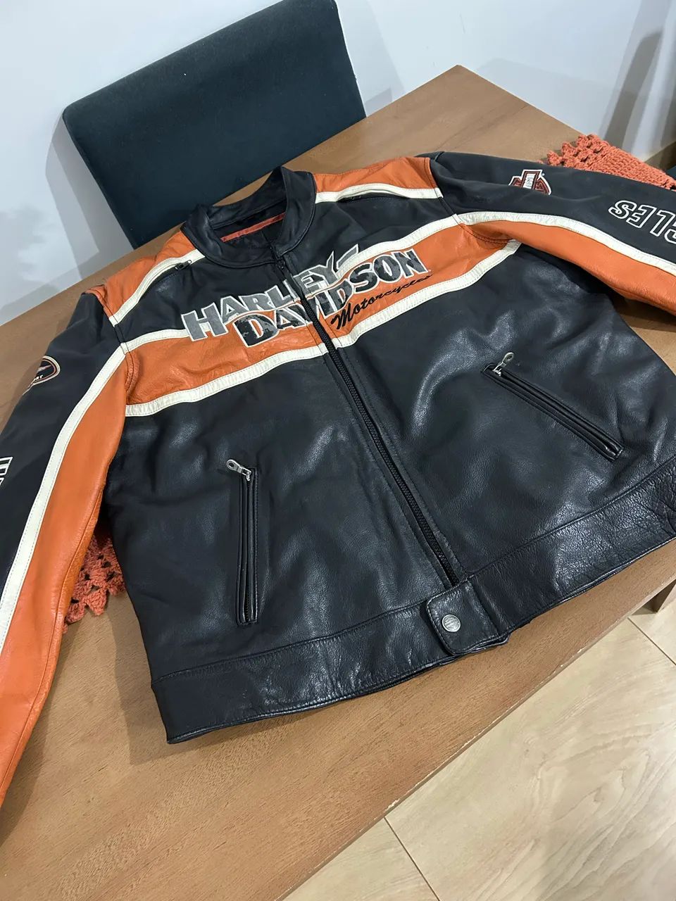 Jaqueta Couro Harley Davidson Vintage  - Foto 2