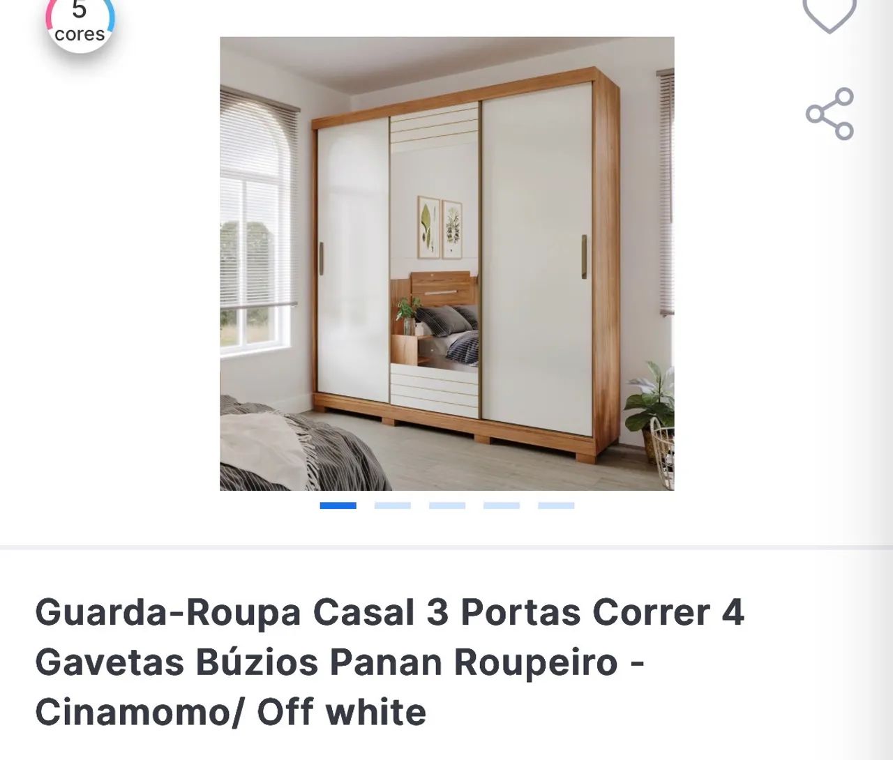 Roupeiro ou guarda roupa MDF - Foto 5