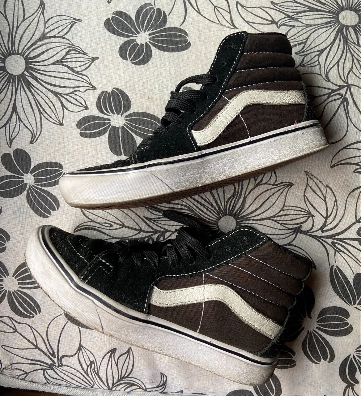 Vans Tênis Sk8-Hi Black White - Foto 2