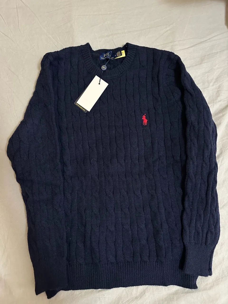 Suéter Ralph Lauren azul marinho 