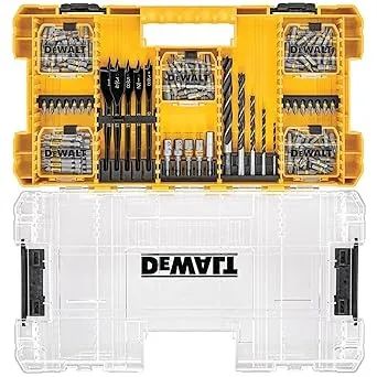 Jogo de bits e brocas 160pçs ( Dewalt )