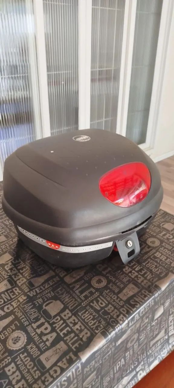 BAÚ GIVI + SUPORTE COMPLETO - SÓ INSTALAR E USAR! - Foto 3