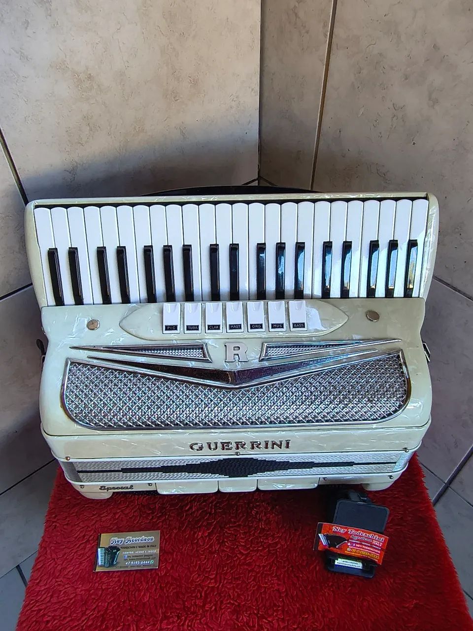 Acordeon 120 guerrini oitavado  - Foto 4