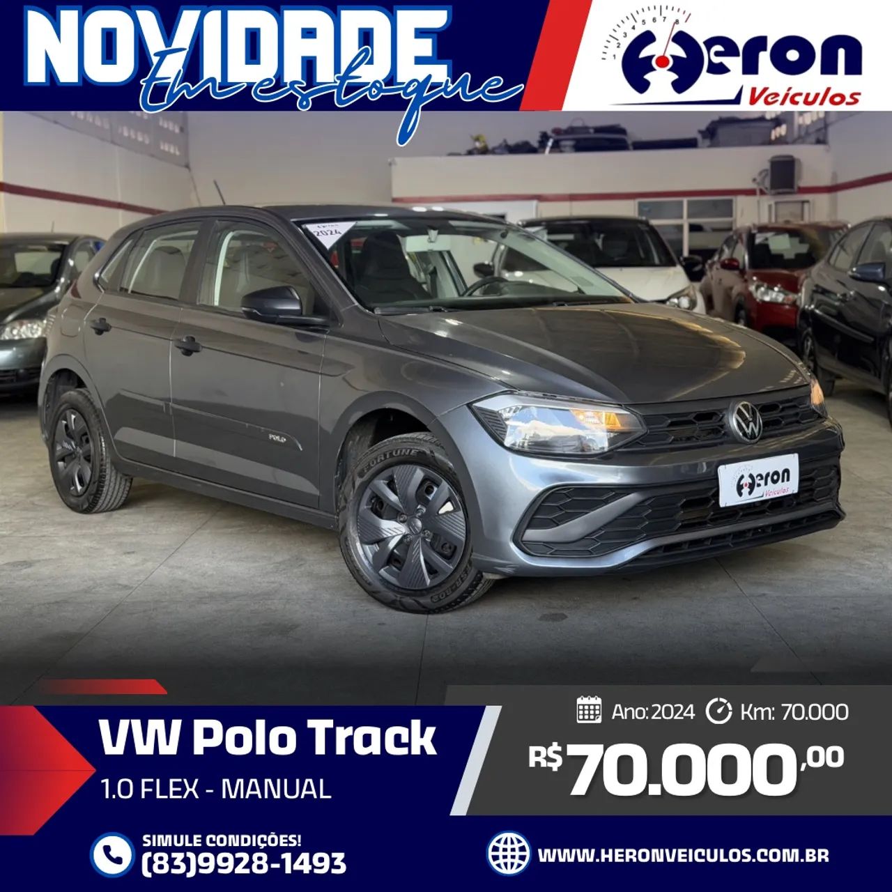 Volkswagen Polo Polo Track 1.0 Flex 12V 5p 2024