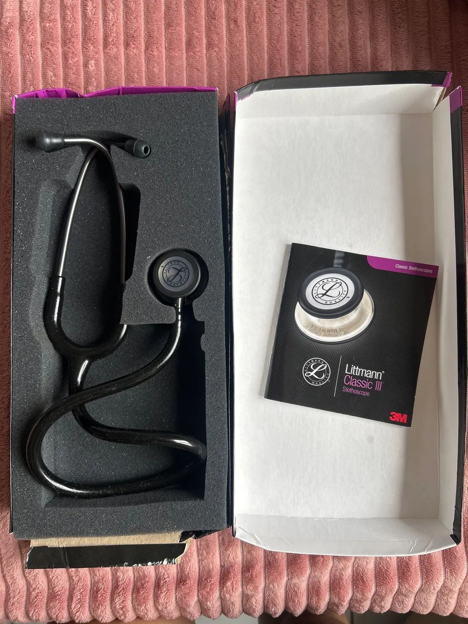 Estetoscópio Littmann Classic III Preto  - Foto 2
