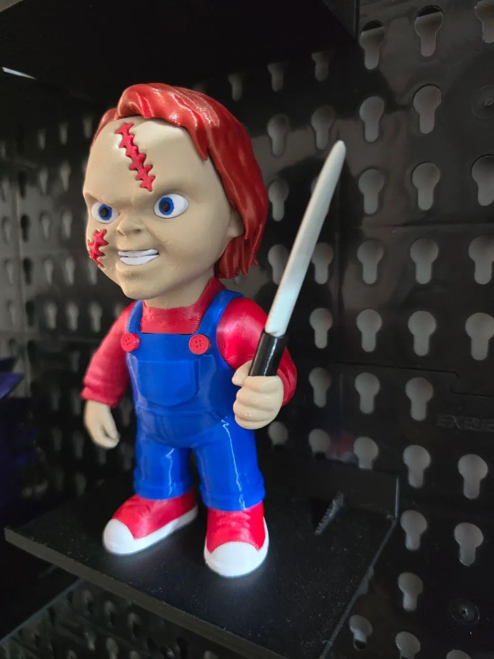 Boneco do Chucky feito na impressora  3d 15cm - Foto 5