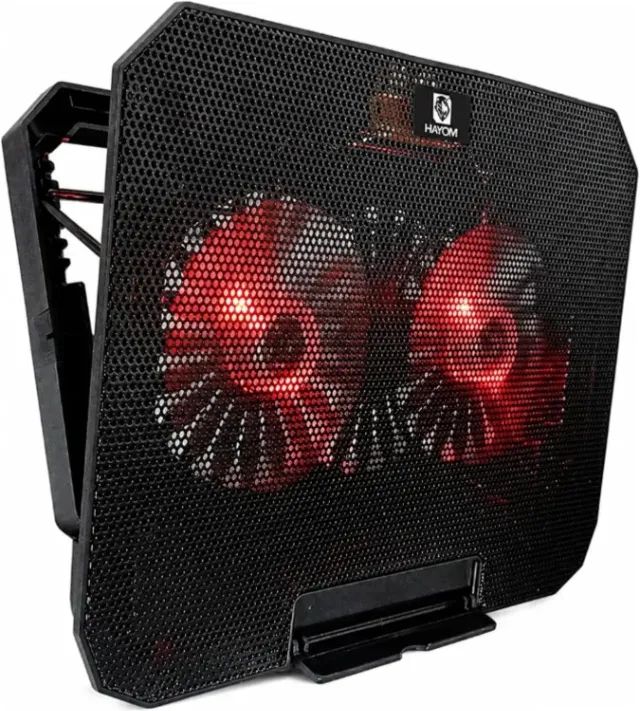 Base Refrigerada para Notebook com 2 ventiladores Cooler - USB Ergonômico - Foto 4