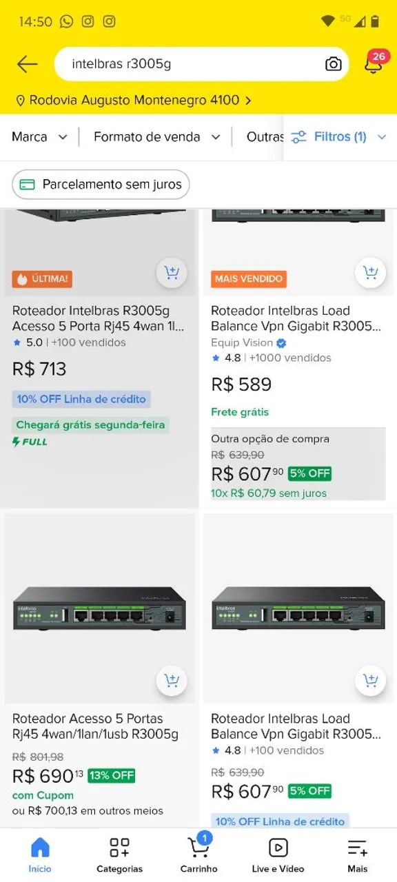 ROTEADOR INTELBRAS  - Foto 4