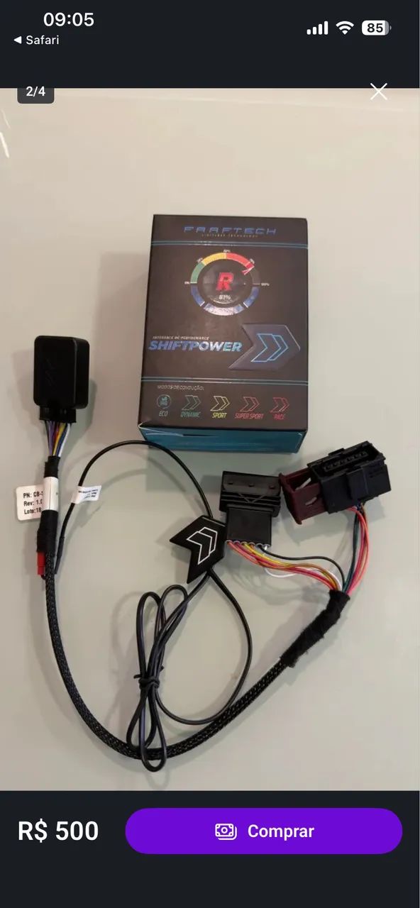 Vendo pedal shiftpower para Jeep compass ano 21,22 e 2023 - Foto 3