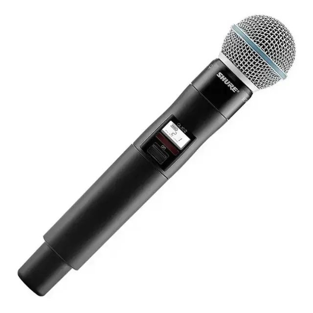 Microfone Sem Fio Shure QLXD2/B58 Preto - Foto 3