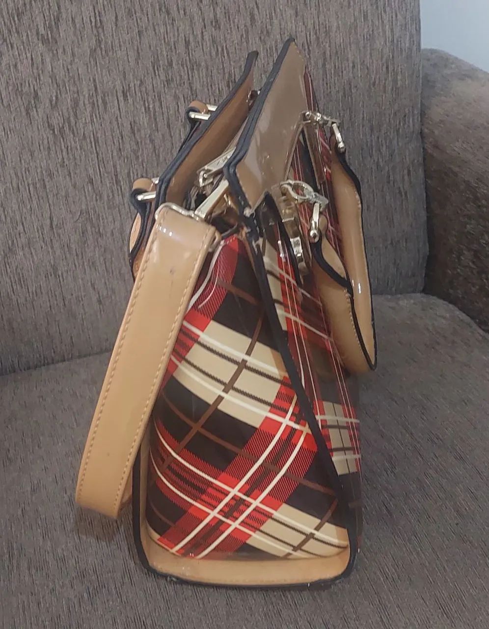 Bolsa Quadriculada  - Foto 3