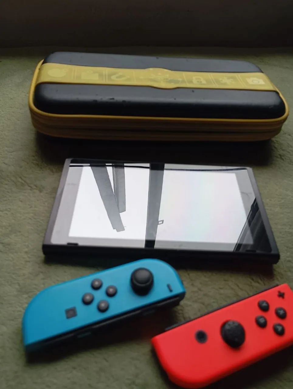 NINTENDO SWITCH ORIGINAL - VERMELHO E AZUL - Foto 4