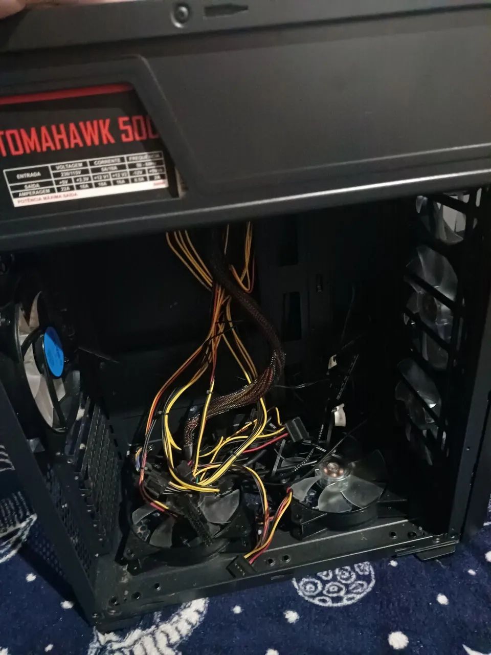 Gabinte + Coolers Fans + Fonte 500W - Foto 3
